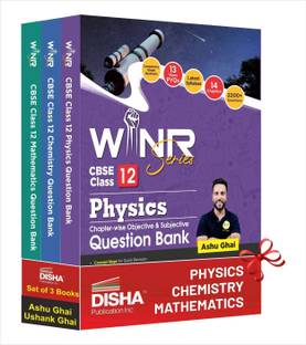 Combo (set of 3 Books) WINR Series CBSE Class 12 Physics, Chemistry & Mathematics Chapter-wise Objective & Subjective Question Bank | New Syllabus | For 2026 Exam | Fully Solved | Competency (CFPQ)