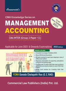 Management Accounting CMA Inter (G-2, Paper-12)