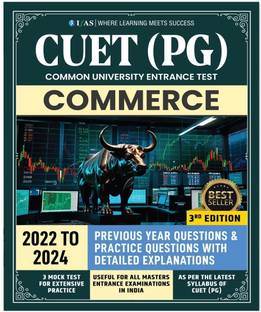 CUET PG Commerce PYQ Book  - 2026 | Previous Year Question Papers (2022-2024) with 3 Mock Tests | Topic-wise Sorted Questions with Detailed Solutions | Best Seller PYQ Book for NTA CUET PG MCom Commerce Exam in India | IFAS Publications