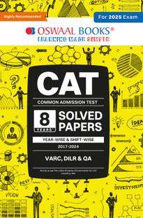 CAT 8 Years Solved Papers | Year-wise & Shift-wise (2017-2024) | For 2025 Exam