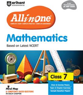 (Old Edition) Arihant All in One Mathematics Class 7 for CBSE Exam 2025-26 | Based on the latest NCERT | Mind Maps & Competency-Based Questions | Complete Study, Complete Practice, Complete Assessment
