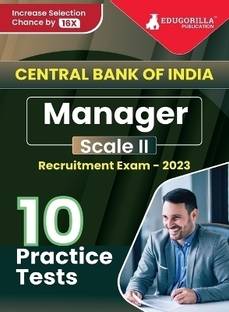 Central Bank of India Manager Scale II Recruitment Exam Book (English Edition)  - 10 Practice Tests (1000 Solved MCQ) with Free Access To Online Tests