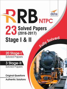 Rrb Ntpc 23 Solved Papers 2016-17 Stage I & II