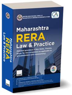WIRC of ICAI X Taxmann's Maharashtra RERA Law & Practice – Practice-oriented book providing a detailed analysis examining the legal, professional, and practical dimensions of MahaRERA