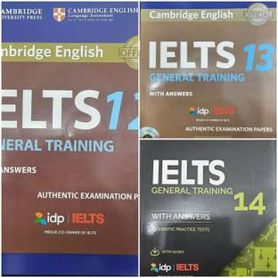 COMBO OF IELTS ( IELTS 12, IELTS 13, IELTS 14 ) GENERAL TRAINING