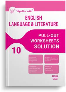 Together With CBSE Class 10 English Language & Literature Pull Out Worksheet Solutions Exam 2024-25