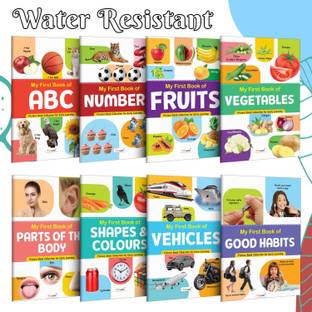 Ukg Class Picture Book With 8 Topics : ABC, Numbers, Fruits, Vegetables, Parts of the Body, Shapes & Colours, Vehicles and Good Habits