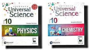 Pearson Expanded Universal Science Physics and Chemistry Book 10 Combo Set of 2 Books