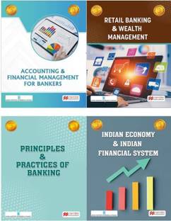 JAIIB COMBO - Principles & Practices Of Banking + Accounting & Financial Management For Bankers + Retail Banking + Indian Economy & Indian Financial System - SET OF 4 BOOKS