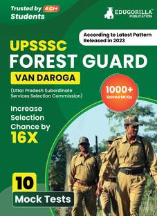 UPSSSC Forest Guard Exam  - 2024 (Van Daroga) - 10 Full Length Mock Tests (1000 Solved Questions) English Edition Book Based on Latest Pattern with Free Access to Online Tests