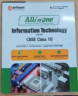 All In One Information Technology CBSE Kasha 10th Based On Latest NCERT For CBSE Exams 2025 | Mind map in each chapter | Clear & Concise Theory | Intex & Chapter Exercises | Sample Question Papers