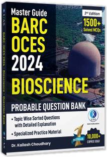 BARC OCES Bioscience PYQ Book | Previous Year Solved Question Papers  - 2026 | With Detailed Solutions (Unit Wise Sorted) | 1500+ MCQ Questions with Explanation | Bestselling PYQ Book for BARC OCES Bioscience Exam | Two Brothers Publications