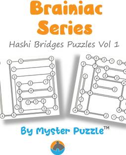 Brainiac Series Hashi Bridges Puzzles Vol 1