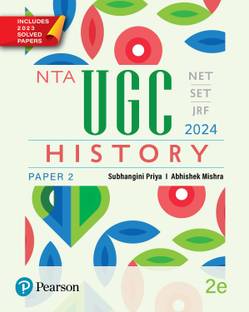 NTA UGC/NET/SET/JRF History Paper 2 - 2024, 2e |10 Years PYQ + 2023 solved Papers | Mock Tests - Pearson