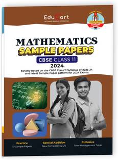 Educart CBSE Mathematics Class 11 Sample Paper 2023-24 (Introducing Revision Maps and Past Year Papers) 2024