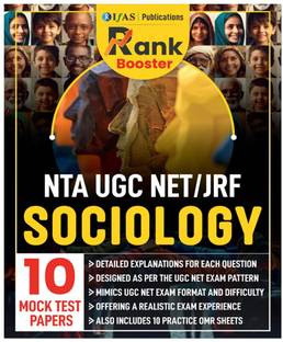 UGC NET Sociology  - 2025 | Practice Set Book with 1000+ MCQs and Detailed Solutions | Best Seller Mock Test Book for NTA UGC NET JRF and SET Sociology Exams in India | Includes 10 Mock Practice Question Papers with OMR Sheets for Rank Improvement in UGC NET | IFAS Publications.