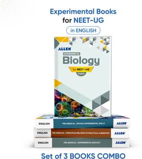 Experimental Physics, Practical Chemistry, Experimental Biology for NEET-UG in English (Set of 3 books Combo) by ALLEN