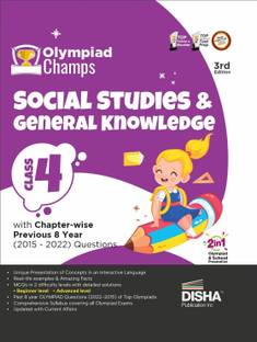 Olympiad Champs Social Studies & General Knowledge Class 4 with Chapter-Wise Previous 8 Year (2015 - 2022) Questions Complete Prep Guide with Theory, Pyqs, Past & Practice Exercise