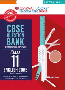Oswaal CBSE Question Bank Class 11 English Core For 2026 Exam