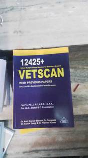 VETSCAN With Solved Papers 12475 Solved MCQ For Veterinary Sciences (Paper beck, Dr. Sangeeta, Dr. Amit Kumar Sharma)
