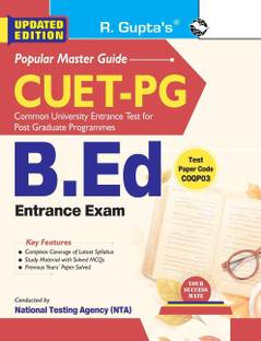 Cuet-Pg  - B.Ed. (Bachelor of Education) Entrance Exam Guide