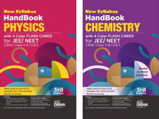 Combo (set of 3 Books) New Syllabus HandBooks of Physics, Chemistry & Mathematics for JEE, CBSE Class 11/ 12 & CUET 2nd Edition | Complete NCERT in One Liner Format | Engineering, Class XI & XII