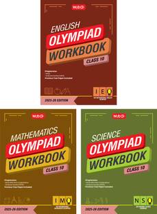 MTG Class-10 NSO-IMO-IEO (Science, Mathematics & English) Olympiad Workbook Combo (Set of 3 Books) | MCQs, & Achievers Section - SOF Olympiad Books For 2025-26 Exam