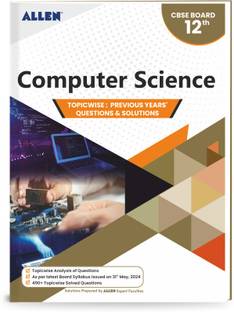 CBSE Computer Science Topicwise Solved papers from Previous Years for Class 12th