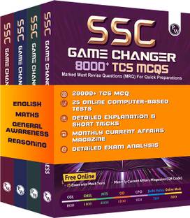 PW SSC Game Changer English, Maths, General Awareness, Reasoning PYQ Combo of 4 Books