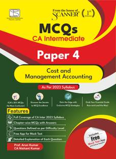 MCQs CA Intermediate Cost and Management Accounting (Paper 4) Scanner | 2023 Syllabus | MCQ Bank