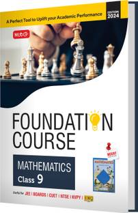 MTG Foundation Course Class 9 Mathematics Book For IIT JEE, IMO Olympiad, NTSE, NVS, KVPY & Boards Exam | Based on NCERT Latest Pattern 2024-25