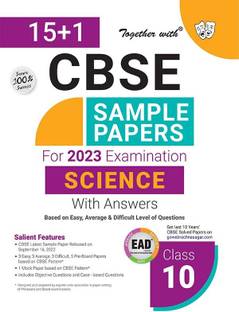 Together with Cbse Class 10 Sample Papers ( Ead ) Science for 2023 Board Exam