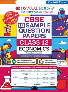Oswaal Cbse Sample Question Papers Class 12 Economics