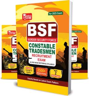 BSF Constable Tradesmen Study Guide Book For 2025 Exam