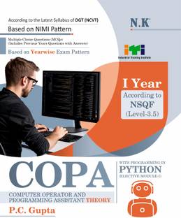 Neelkanth - Computer Operator and Programming Assistant [COPA] Theory - I Year (English) NSQF Level-3 ITI Book with Programming in Python (Elective Module-1)
