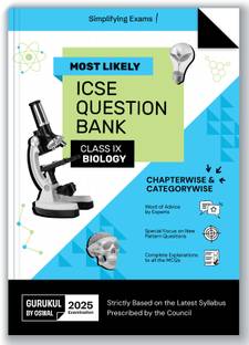 Gurukul By Oswal Biology Most Likely Question Bank for ICSE Class 9 for Exam 2025 - Chapterwise & Categorywise Topics, Latest Syllabus, New Paper Pattern