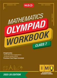 MTG International Mathematics Olympiad (IMO) Workbook Class 7 - Chapterwise Previous Year Solved Paper & Achievers Section - SOF Olympiad Books For 2025-26 Exam