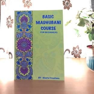 Basic Madhubani Course (For Beginners),QR codes for learning,Premium 220 gsm A4 size paper,comprehensive beginner's,exploring their history,symbols and benefits.Step by step instructions to create Madhubani patterns