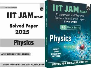 PW IIT JAM Recap 20 Years Physics PYQ Chapterwise & Yearwise Previous Year Solved Papers (2005-2024) with 5 Mock Tests l Latest Exam Questions Covered