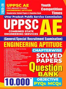 UPPSC AE Preliminary Exams Engineering Aptitude (10,000+) Chapterwise Solved Papers and Question Bank 2025-26