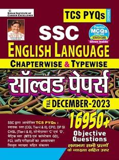 Ssc TCS Pyqs English Language Chapterwise & Typewise Solved Papers