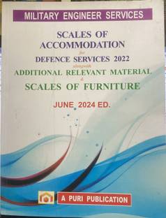 2024 Scales of Accommodation for Defence Services 2022 with Additional Relevant Material & Scale of Furniture (Military Engineer Services) - June 2024