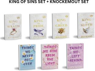 KING OF SINS SET + KNOCKEMOUT SERIES SET | 7 BOOKS COMBO | (KING OF WRATH, KING OF PRIDE, KING OF GREED, KING OF SLOTH, THINGS WE NEVER GOT OVER, THINGS WE HIDE FROM LIGHT, THINGS WE LEFT BEHIND | ROMANCE BOOKS | DARK ROMANCE | GET BOOKMARKS | PAPERBACK