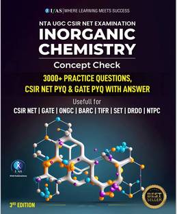 CSIR NET Inorganic Chemistry Concept Check Solved Questions Bank Book  - 3000+ Topicwise Sorted Questions | Best Practice Book for CSIR UGC NET, GATE & SET | Includes PYQs with Step-by-Step Answers | IFAS Publications