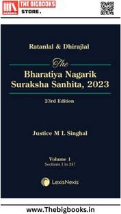 Ratanlal & Dhirajlal: The Bharatiya Nagarik Suraksha Sanhita 2023, (Set of 2 Vols.) Hardcover – 20 September 2024