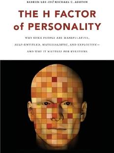 The H Factor of Personality