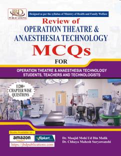 Review of OPERATION THEATRE & ANAESTHESIA TECHNOLOGY
MCQs