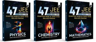 (Old Edition) PW 47 Years Physics, Chemistry and Mathematics Combo Set of 3 Books Chapterwise and Topicwise Solved Papers PYQ of JEE Advanced 1978 to 2024