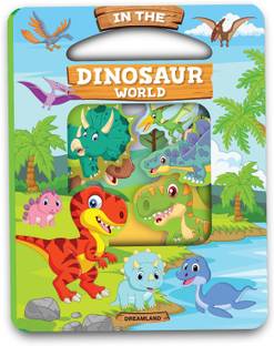 Die Cut Window Board Book - In the Dinosaurs World for Kids