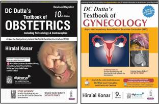 DC Dutta's Textbook Of Gynecology & DC Dutta’s Textbook Of Obstetrics Including Perinatology & Contraception-(Set Of 2 Books)